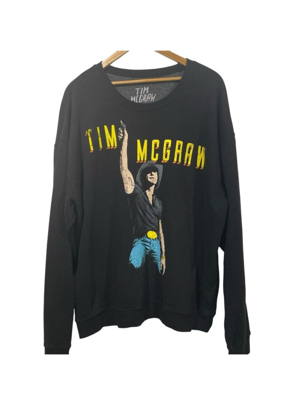 Tim McGraw Concert Tour Sweatshirt Black Sz XXL Unisex Country Music